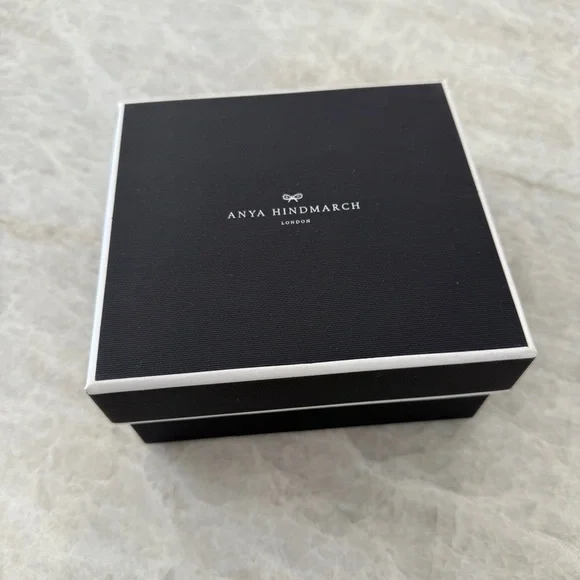 Anya Hindmarch Brands Ad Vil Coin Purse Bag Charm Keychain - Picture 4 of 10